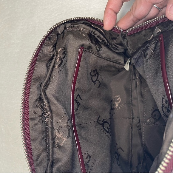Authentic Ugg Charlee Burgandy Pouch - Picture 5 of 7